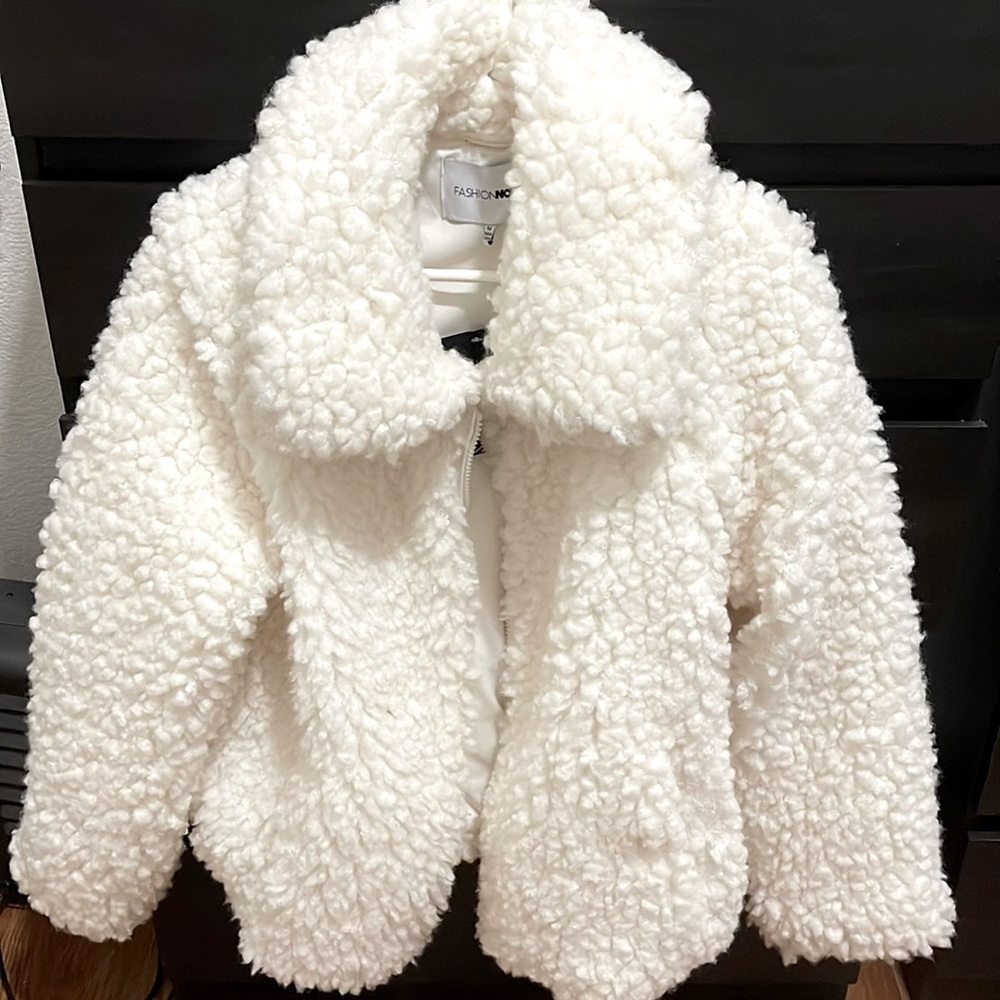 White winter coat
